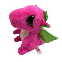 Ty Beanie Boos Darla 5 in Tall Pink Dragon Plush Stuffed Animal Doll Toy... - £7.74 GBP