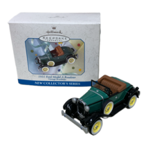 Hallmark Keepsake Ornament 1931 Ford Model A Roadster 1998 Die Cast Meta... - £12.11 GBP