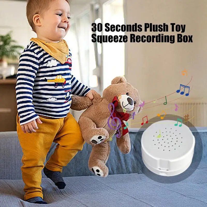 Toy Voice Box For Plush Stuffed Toys Pillows 30 Second Voice Recorder Mini - £9.00 GBP