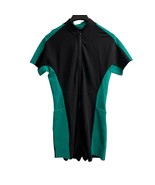 Bad Birdie Caddy Romper Womens L Black Green Colorblock Jersey Knit Golf... - $944.19 MXN