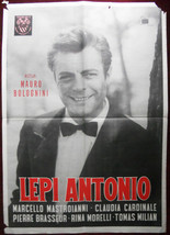 1960 Bell&#39;Antonio Original Movie Poster Marcello Mastroianni Claudia Cardinale - £17.67 GBP