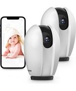 Laview Security Cameras For Home, 2X 32Gb Sd Cards, Pt Baby, Usa Cloud S... - £58.94 GBP
