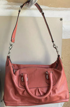 Coach 15445 ginger beet Ashley Leather satchel Purse handbag convertible bag  - £63.14 GBP