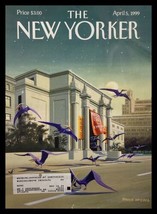 COVER ONLY The New Yorker April 5 1999 Easter Morning by Bruce McCall - £11.32 GBP