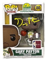 Gary Payton Autographed Hand Signed Funko Pop Supersonics Beckett Certified - £96.21 GBP