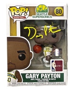 GARY PAYTON Autographed Hand SIGNED FUNKO POP SUPERSONICS BECKETT CERTIFIED - £96.50 GBP