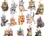 20Pcs Cat Hanging Swirls Decorations Cat Kitten Birthday Party Decoratio... - £21.17 GBP