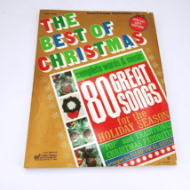 VTG The Best of Christmas 80 Great Songs for the Holiday Season sheet music book - £11.15 GBP