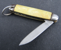 RARE! vintage MINIATURE pocket knife PEARL 1950&#39;s 1.5&quot; - £18.36 GBP