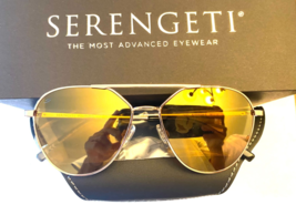 SERENGETI Odell POLARIZED Sunglasses Rose Gold/Saturn Drivers Gold SS555004 - $118.80