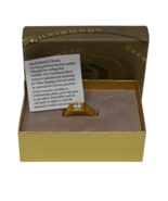 Technibond 18K Gold Over Sterling Silver Cubic Zirconia Band Ring Size 9.5 - $540.56 MXN