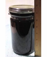 Anchor Hocking Black Ceramic 7in Canister with Latch  - €21,73 EUR