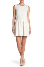 FRNCH Sleeveless Embroidered Dress Medium White - $237.71 MXN