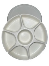 Vtg Tupperware Serving Center Divided Party Taco Veggie Fruit Tray 1665-... - $465.99 MXN