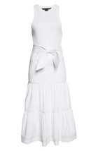 NWT Veronica Beard Austyn in White Mixed Media Cotton Midi Tank Dress L $398 - £135.57 GBP