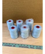 Threads USA, Oncore cotton &amp; polyester, 6,000 yds x 6 spools T40 baby blue - $1,783.79 MXN