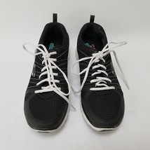 Skechers Womens Shoes Sneakers Memory Foam Black White Lace Size US 7.5 EU 37.5 - £27.03 GBP