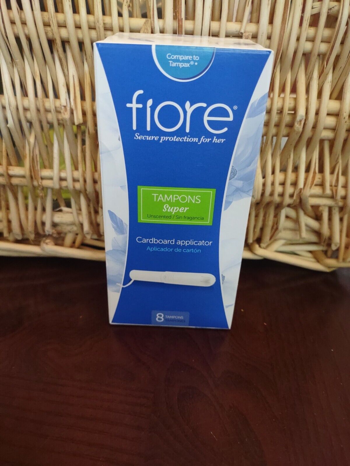 Fiore Tampons Super Cardboard Applicator 8 Tampons-Brand New-SHIPS N 24 ... - $8.79
