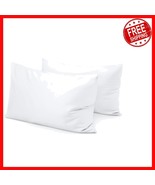 Luxurious Set of 2 Toddler Pillowcases 14x20 – Soft Egyptian Cotton, Whi... - $532.12 MXN