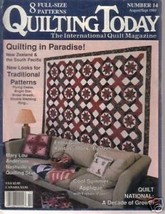 Quilting Today Magazine August September 1989 - £1.37 GBP
