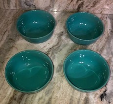 ROYAL NORFOLK-GREEN CEREAL/SERVING BOWL SET Of 4-MICRO/DISHWASHER Safe- ... - £59.71 GBP