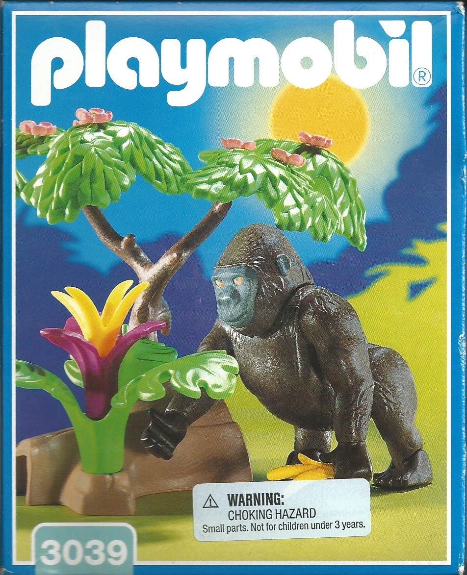 Primary image for Playmobil Gorilla with Tree  # 3039,  from 1999