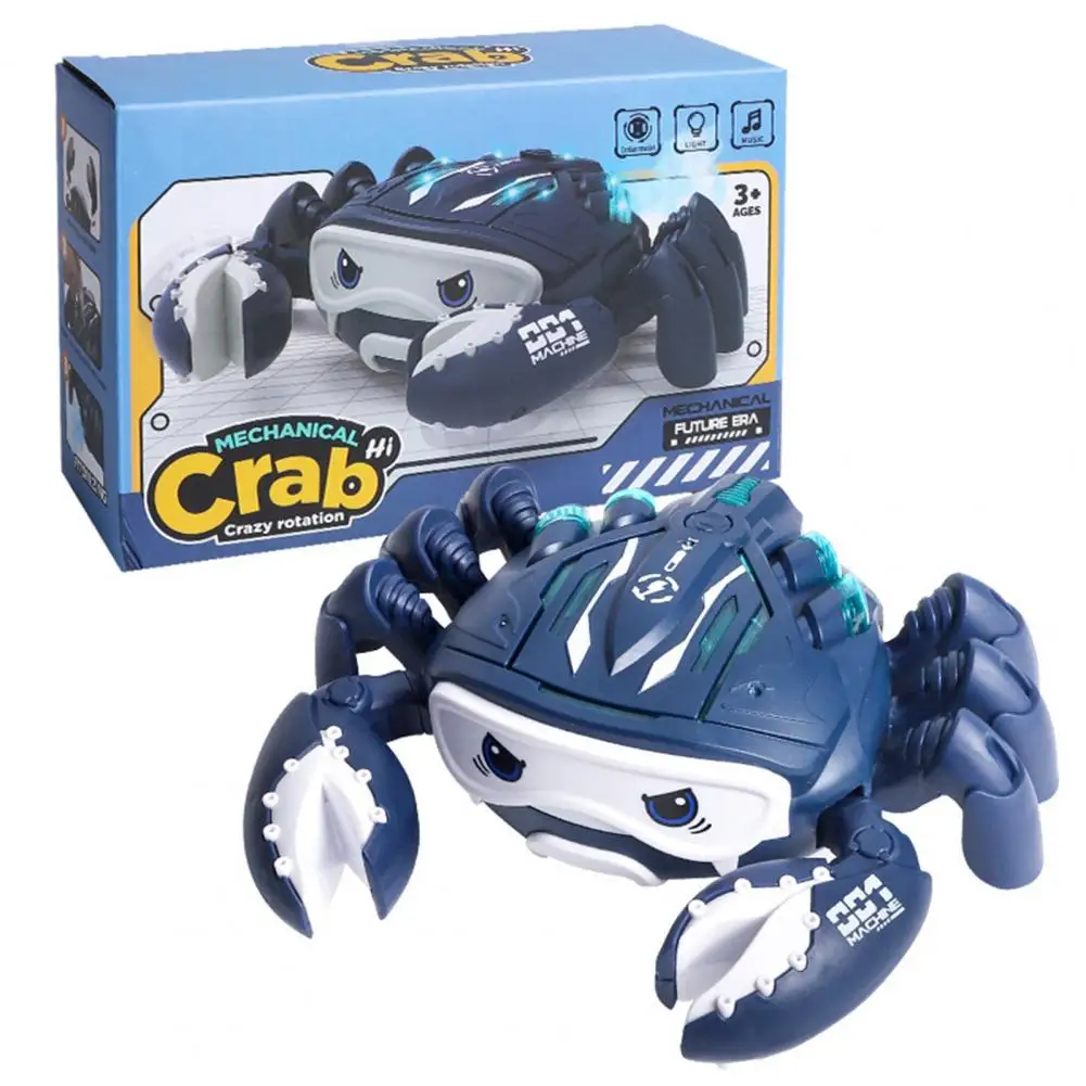 Swing Crab Toy Mechanical Crab Toy Electric Crab Toy for Baby Development Light - £15.10 GBP