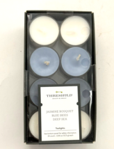 THRESHOLD Tealight candles SCENTED Jasmine Blue skies Deep sea 1-box 24 count - £9.62 GBP