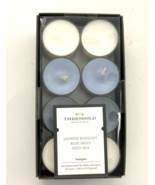 THRESHOLD Tealight candles SCENTED Jasmine Blue skies Deep sea 1-box 24 ... - £9.48 GBP