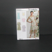 Simplicity Pattern Misses&#39;/Miss Petite Slip Dress, Camisol, Dress Sz 4-1... - £5.42 GBP