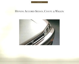 1992 Honda ACCORD sales brochure catalog US 92 DX LX EX sedan coupe wagon - $8.00