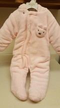 NWOT ABSORBA Baby Girls Pink Snowsuit Size 6-9 months - £15.00 GBP