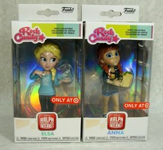 Funko Rock Candy Ralph Broke The Internet Frozen&#39;s Anna &amp; Elsa Vinyl Figures - £17.77 GBP