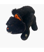 Dan Dee MTY International Black Gold Plush Cat Vampire Halloween Screech... - $16.11