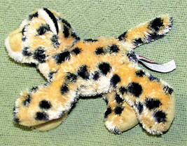Aurora World Mini Flopsies 6&quot; Leopard B EAN Bag Stuffed Animal Spotted Plush Toy - £4.50 GBP