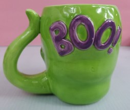 Vintage Fitz &amp; Floyd Omnibus  &quot;Monster&quot; Coffee Mug with BOO! written on ... - £38.32 GBP