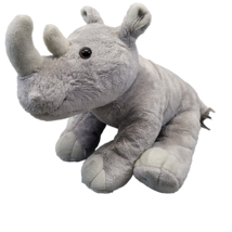 RARE Build A Bear Plush Rhino Rhinoceros St Louis Zoo Animal BAB Vintage - £134.30 GBP