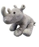 RARE Build A Bear Plush Rhino Rhinoceros St Louis Zoo Animal BAB Vintage - $169.99