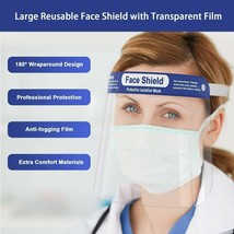 10-Pack Face Shield Reusable Protection Mask Cover Industry Safety Anti Splash - £15.81 GBP