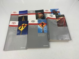 2018 Toyota Corolla Owners Manual Set OEM K03B51055 - $47.02