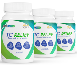 3 Pack TC Relief, supports joint mobility and confort-60 Capsules x3 - $98.99