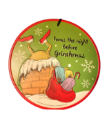 Metal Hanging Sign - New - Twas the Night Before Grinchmas - £11.79 GBP
