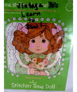 Vintage Hallmark Stitchin Time Doll Sweet Susannah Printed Sewing panel ... - $7.51 CAD