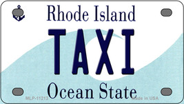 Taxi Rhode Island Novelty Mini Metal License Plate Tag - £11.97 GBP