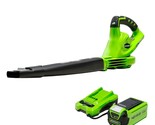 Greenworks 40V (150 MPH / 135 CFM) Cordless Leaf Blower, 2.0Ah Battery a... - $240.99