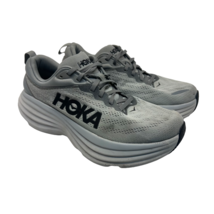 Hoka One Men&#39;s Bondi 8 Athletic Running Sneakers Sharkskin/Harbor-Mist Size 9D - £89.12 GBP