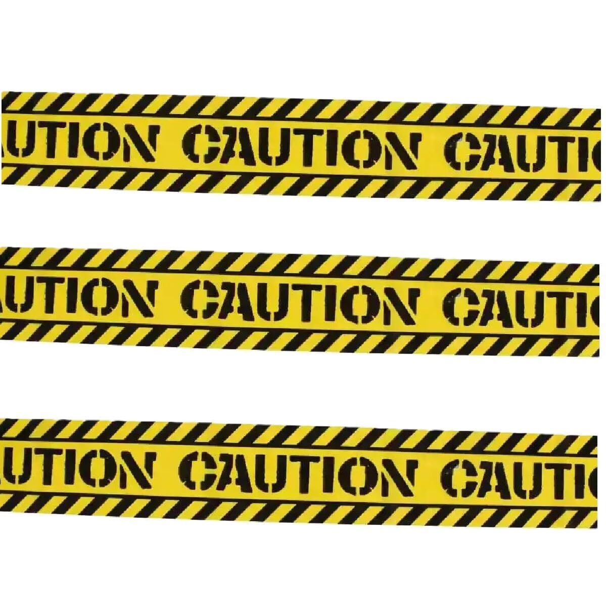 Zombie Prop Building-CAUTION-Barricade Fright Tape-Costume Party Decorat... - $2.94