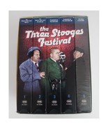 The Three Stooges Festival (VHS, 2002, 5-Tape Set) - $3.95