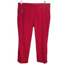 Nike Golf Mens Pants Red Size 38x32* Tour Performance Dri-Fit Actual 38x28.5 - £27.29 GBP