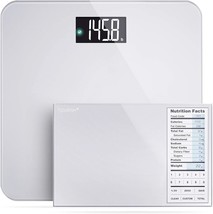 Greater Goods Bathroom Scale With Accucheck And Nutrition Facts Food Scale For - £70.29 GBP